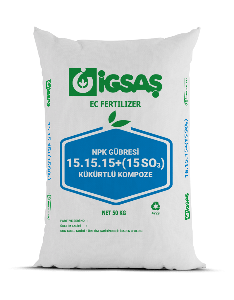 İGSAŞ 15.15.15+(15so3) KÜKÜRTLÜ - 50 KG